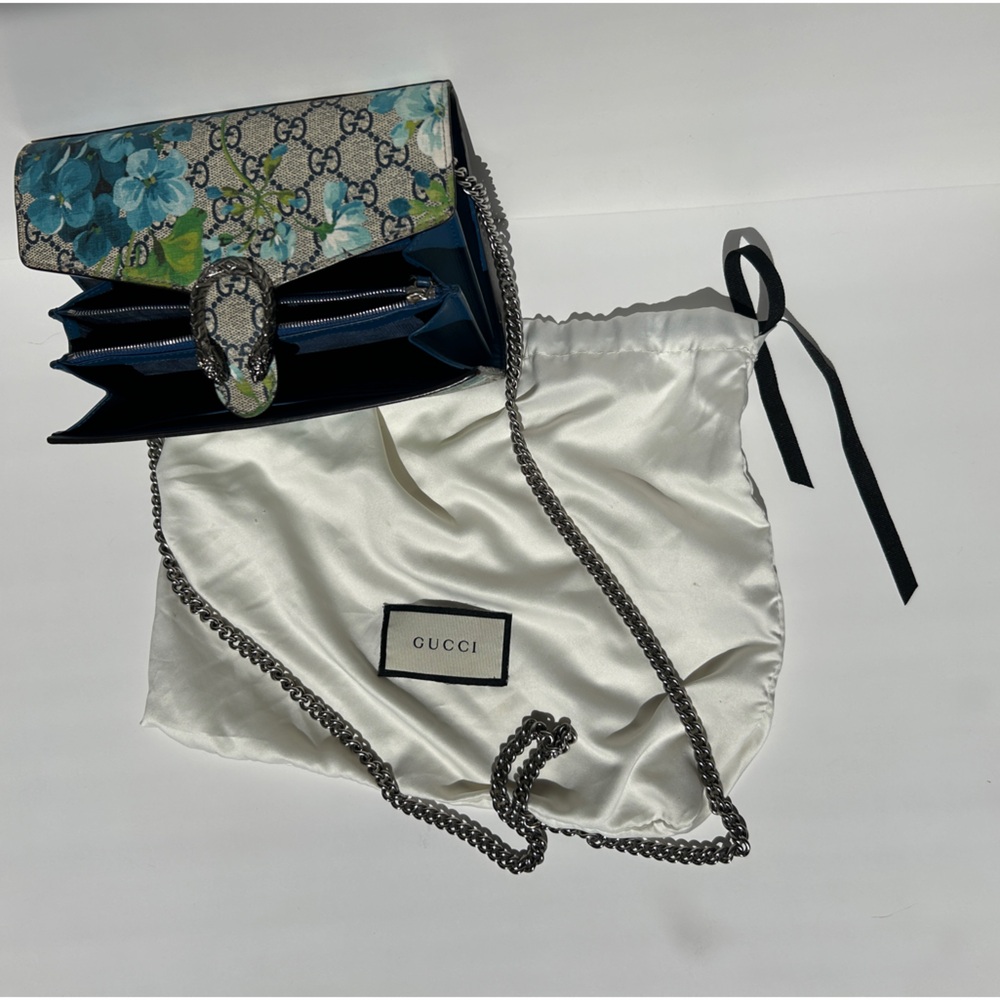 Gucci Dionysus Blue Blooms Purse 😍😍 - Picture 3 of 9